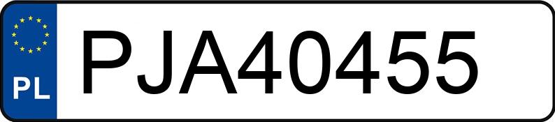 Numer rejestracyjny PJA 40455 posiada FORD TOURNEO CUSTOM - PJA40455 Numer rejestracyjny PJA 40455 posiada FORD TOURNEO CUSTOM - PJA40455