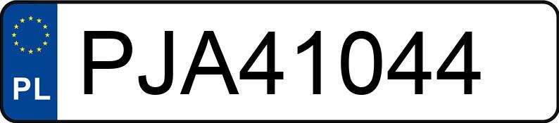 Numer rejestracyjny PJA 41044 posiada BMW 118D - PJA41044