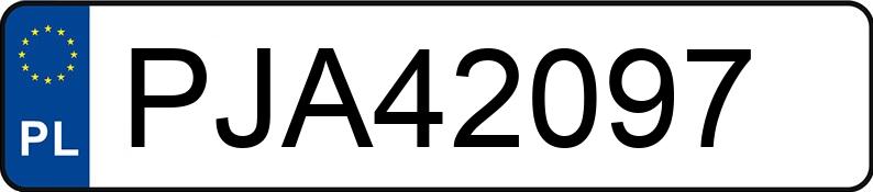 Numer rejestracyjny PJA 42097 posiada PEUGEOT 308 - PJA42097