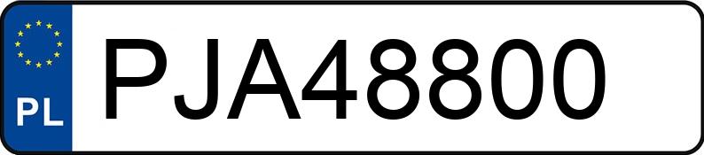 Numer rejestracyjny PJA 48800 posiada BMW 320 Touring Diesel MR`12 E5 F31 320 Touring Diesel MR`12 E5 F31 - PJA48800