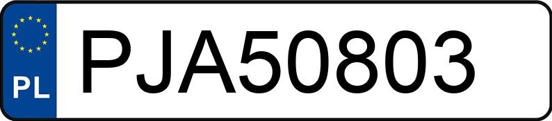 Numer rejestracyjny PJA 50803 posiada MITSUBISHI ASX 1.6 MR`13 E5 Inform - PJA50803