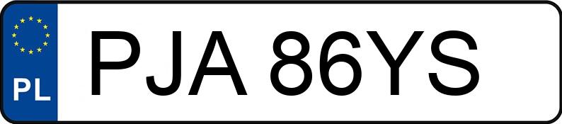 Numer rejestracyjny PJA 86YS posiada VOLKSWAGEN Polo IV 1.9 SDI MR`02 E3 Highline - PJA86YS