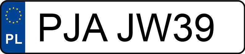 Numer rejestracyjny PJA JW39 posiada YAMAHA Fun Bike PW 50 - PJAJW39