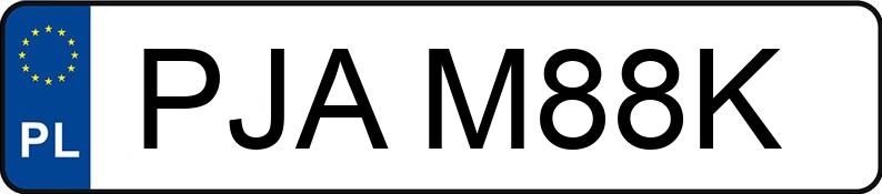 Numer rejestracyjny PJA M88K posiada BMW Enduro F 800 GS - PJAM88K Numer rejestracyjny PJA M88K posiada BMW Enduro F 800 GS - PJAM88K