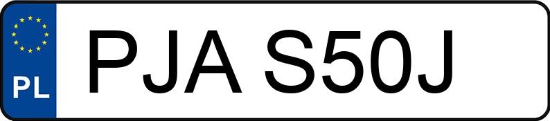 Numer rejestracyjny PJA S50J posiada ROMET PONY - PJAS50J