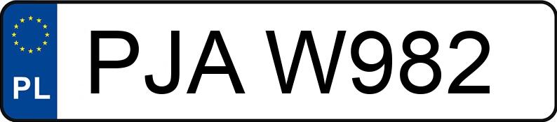 Numer rejestracyjny PJA W982 posiada YIYING  YY50QT-26 - PJAW982