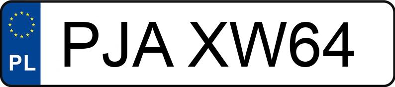 Numer rejestracyjny PJA XW64 posiada PEUGEOT 307 - PJAXW64