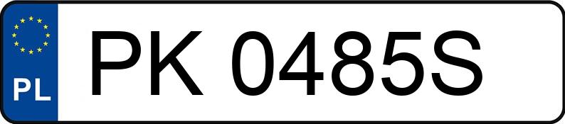 Numer rejestracyjny PK 0485S posiada AUDI A3 Sportback 35 TDi MR`20 E6d 8Y Advanced S tronic - PK0485S