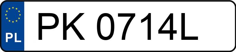Numer rejestracyjny PK 0714L posiada KIA SPORTAGE - PK0714L
