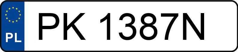 Numer rejestracyjny PK 1387N posiada FORD Orion 1.6i Kat. MR`93 CL - PK1387N Numer rejestracyjny PK 1387N posiada FORD Orion 1.6i Kat. MR`93 CL - PK1387N