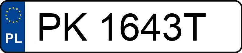 Numer rejestracyjny PK 1643T posiada BMW 530D XDRIVE - PK1643T Numer rejestracyjny PK 1643T posiada BMW 530D XDRIVE - PK1643T