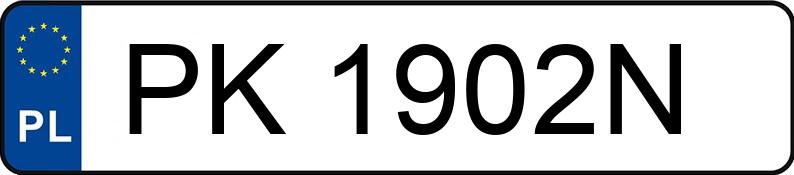Numer rejestracyjny PK 1902N posiada TOYOTA COROLLA - PK1902N Numer rejestracyjny PK 1902N posiada TOYOTA COROLLA - PK1902N