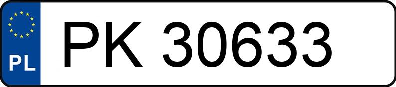 Numer rejestracyjny PK 30633 posiada BMW 530i Touring Kat. E34 530i Touring Kat. E34 - PK30633