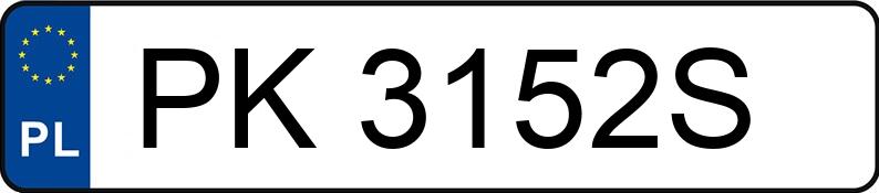 Numer rejestracyjny PK 3152S posiada AUDI A6 Avant 2.5 TDi Kat. MR`02 E3 4B A6 Avant 2.5 TDi Kat. MR`02 E3 4B - PK3152S