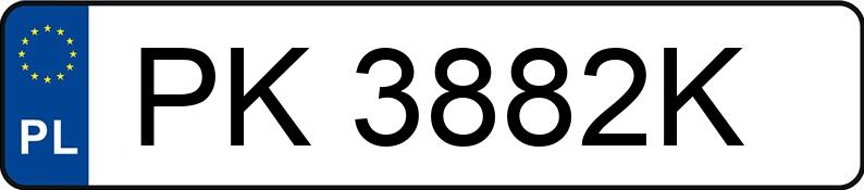 Numer rejestracyjny PK 3882K posiada OPEL Mokka 1.7 CDTI MR`13 E5 Cosmo S&S AWD - PK3882K