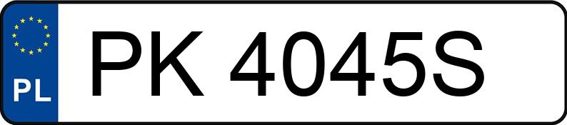 Numer rejestracyjny PK 4045S posiada AUDI A6 AVANT - PK4045S Numer rejestracyjny PK 4045S posiada AUDI A6 AVANT - PK4045S