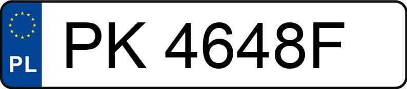 Numer rejestracyjny PK 4648F posiada TOYOTA RAV4 - PK4648F Numer rejestracyjny PK 4648F posiada TOYOTA RAV4 - PK4648F