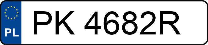 Numer rejestracyjny PK 4682R posiada HONDA CIVIC - PK4682R