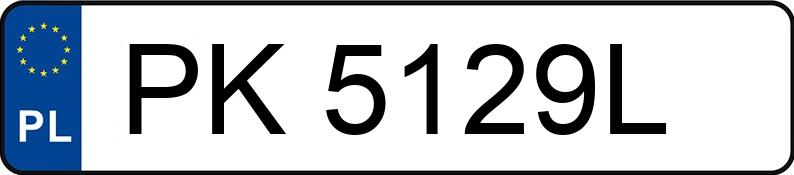 Numer rejestracyjny PK 5129L posiada MAN TGX 18.500 - PK5129L
