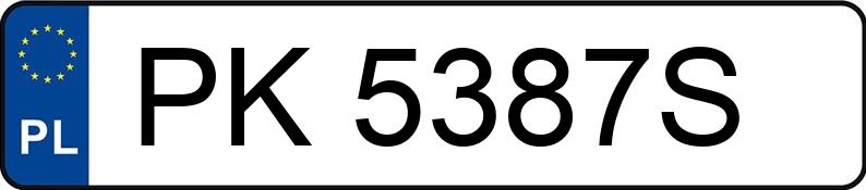Numer rejestracyjny PK 5387S posiada BMW X6 XDRIVE40I - PK5387S Numer rejestracyjny PK 5387S posiada BMW X6 XDRIVE40I - PK5387S