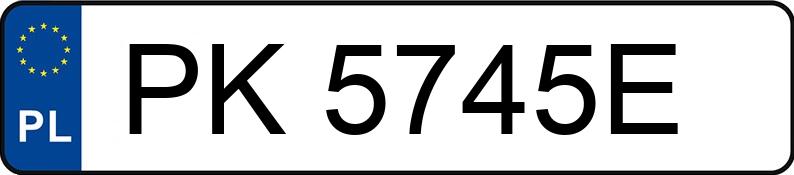 Numer rejestracyjny PK 5745E posiada AUDI A3 - PK5745E Numer rejestracyjny PK 5745E posiada AUDI A3 - PK5745E