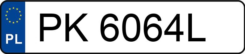 Numer rejestracyjny PK 6064L posiada AUDI A4 - PK6064L