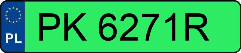 Numer rejestracyjny PK 6271R posiada OMODA E 5 MR`25 E6d Premium 61kWh - PK6271R