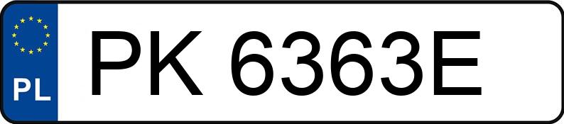 Numer rejestracyjny PK 6363E posiada OPEL ASTRA SPORTS TOURER - PK6363E