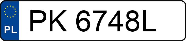 Numer rejestracyjny PK 6748L posiada PEUGEOT 307 - PK6748L