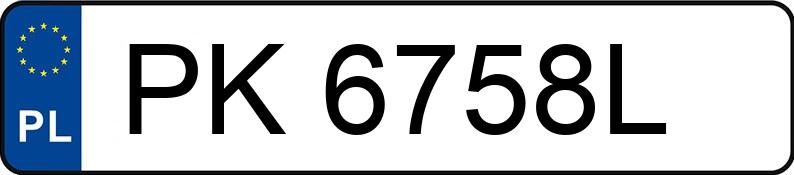Numer rejestracyjny PK 6758L posiada RENAULT/CARPOL MASTER VB/CP - PK6758L