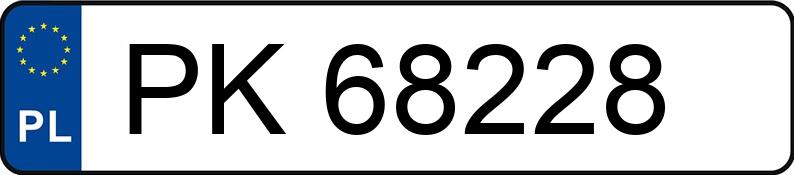 Numer rejestracyjny PK 68228 posiada MERCEDES-BENZ E 270 CDI - PK68228