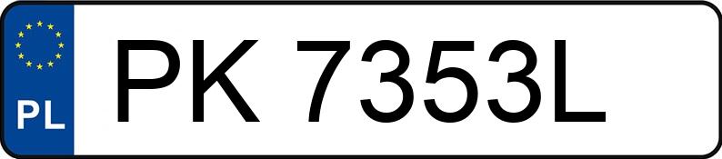 Numer rejestracyjny PK 7353L posiada VOLVO S90 - PK7353L