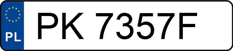 Numer rejestracyjny PK 7357F posiada PEUGEOT 407 SW - PK7357F