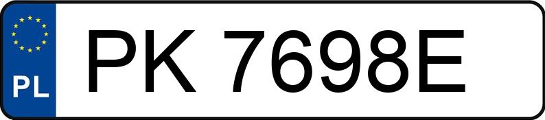 Numer rejestracyjny PK 7698E posiada MERCEDES-BENZ E 200 - PK7698E Numer rejestracyjny PK 7698E posiada MERCEDES-BENZ E 200 - PK7698E