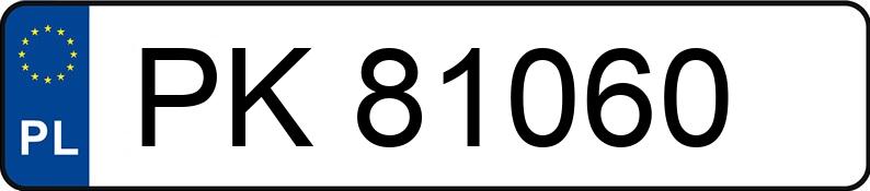 Numer rejestracyjny PK 81060 posiada VOLKSWAGEN CADDY - PK81060