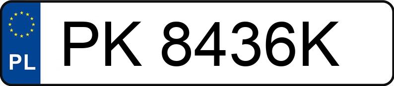 Numer rejestracyjny PK 8436K posiada MERCEDES-BENZ AMG C 43 - PK8436K