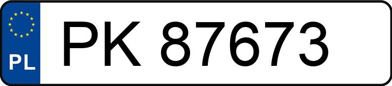 Numer rejestracyjny PK 87673 posiada PEUGEOT 307 - PK87673 Numer rejestracyjny PK 87673 posiada PEUGEOT 307 - PK87673