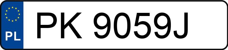 Numer rejestracyjny PK 9059J posiada HYUNDAI TUCSON - PK9059J