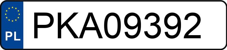 Numer rejestracyjny PKA 09392 posiada BMW 330D - PKA09392