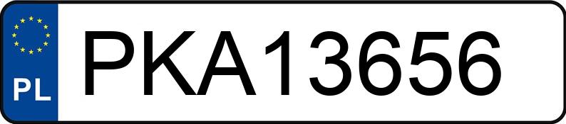 Numer rejestracyjny PKA 13656 posiada PEUGEOT 308 - PKA13656