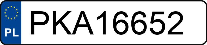 Numer rejestracyjny PKA 16652 posiada RENAULT 70.34 - PKA16652