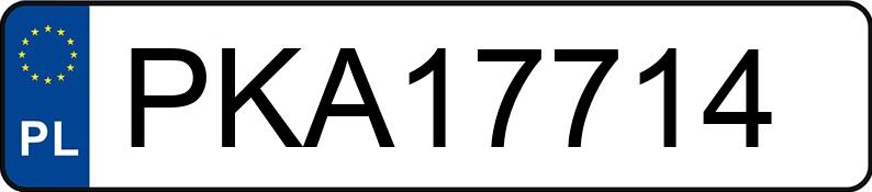 Numer rejestracyjny PKA 17714 posiada RENAULT Laguna II 1.6 MR`01 E3 Authentique - PKA17714