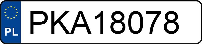 Numer rejestracyjny PKA 18078 posiada OPEL ASTRA - PKA18078