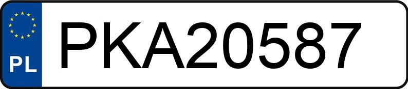 Le numéro d’enregistrement PKA 20587 a BMW 318 Diesel MR`19 E6d G20 318 Diesel MR`19 E6d G20 - PKA20587