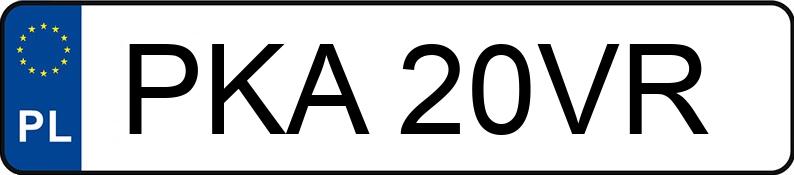 Numer rejestracyjny PKA 20VR posiada AUTOSAN D-43 - PKA20VR Numer rejestracyjny PKA 20VR posiada AUTOSAN D-43 - PKA20VR
