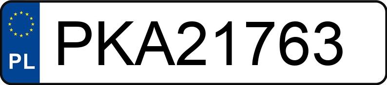 Numer rejestracyjny PKA 21763 posiada OPEL ZAFIRA - PKA21763 Numer rejestracyjny PKA 21763 posiada OPEL ZAFIRA - PKA21763