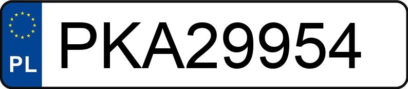 Numer rejestracyjny PKA 29954 posiada POLSKI FIAT 125P 1500 - PKA29954 Numer rejestracyjny PKA 29954 posiada POLSKI FIAT 125P 1500 - PKA29954
