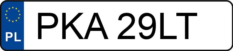 Numer rejestracyjny PKA 29LT posiada URSUS C 360 - PKA29LT Numer rejestracyjny PKA 29LT posiada URSUS C 360 - PKA29LT