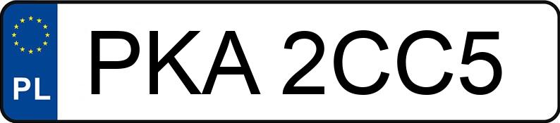 Il numero di registrazione PKA 2CC5 ha STEYR 1491 19.7t 1491.326 - PKA2CC5