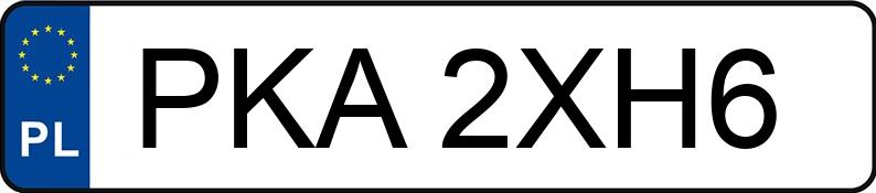 Numer rejestracyjny PKA 2XH6 posiada WUELLNER L4 - PKA2XH6